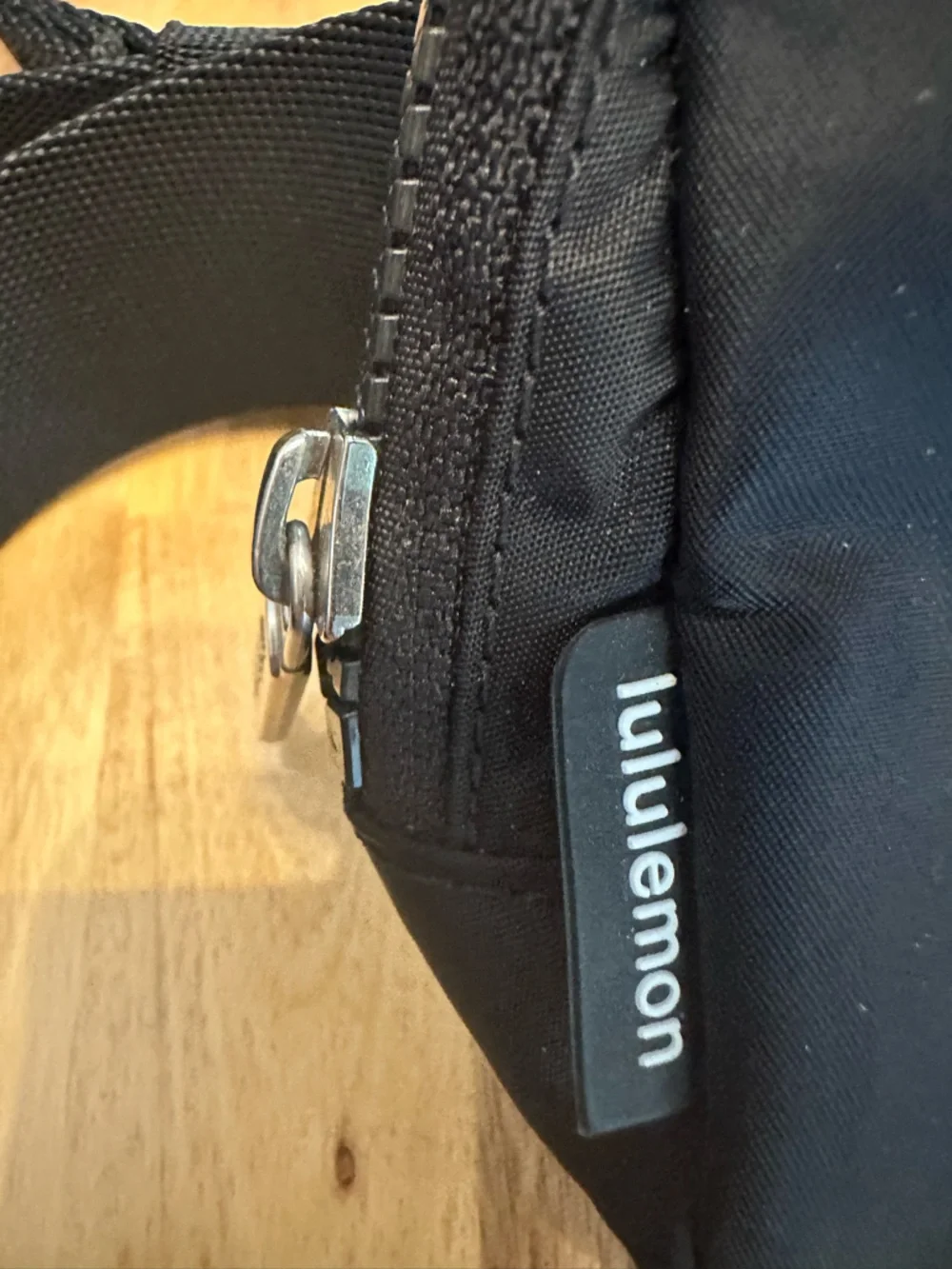lululemon athletica Black Belt Bag Adjustable Strap Crossbody